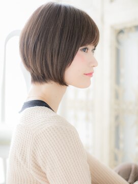 モッズ ヘア 福岡姪浜店(mod's hair) *mod's姪浜*…暖色系カラーショートマッシュミニボブd