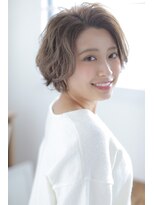 ジーナ 船橋(Zina)&nbsp;小顔セミウェットウェーブピンクベージュハイライトカラー