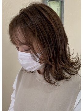 ベルベットヘア 千早店(Velvet hair) マスクしててもカワイイ！ニュアンスセミディ 【福岡 聖容】