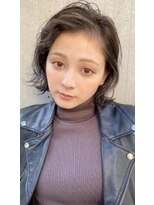 フラミューム たまプラーザ(flammeum)&nbsp;かきあげボブ×モーブグレー【フラミュームたまプラーザ】