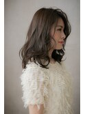 透け感グレージュアシンメトリーこなれヘアY北浦和30代40代50代