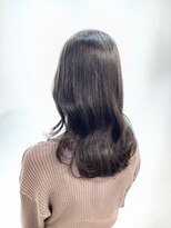 ネオリーブアオバ 高田馬場店(Neolive aoba)&nbsp;イルミナカラーオリーブグレーで仕上げた暗髪カラースタイル