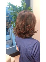 ステアケース 武蔵小杉店(stair:case)&nbsp;外ハネボブ　コテ巻き風パーマ　2022人気髪型