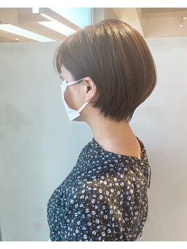 ガリカ 博多(Gallica) 丸みショート×アッシュベージュ