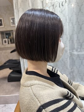 ロンド ストラーダ 心斎橋(Lond strada) シルキーベージュ×グレージュカラー【髪質改善/縮毛矯正】