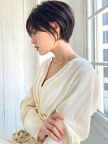 ショートボブ髪型30代40代50代前髪あり前髪なし面長丸顔【倉田】