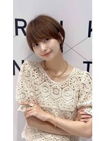 ハルキミナト ジャパン ヨコハマ(HARUKI MINATO japan YOKOHAMA)&nbsp;マッシュショート20代30代40代50代オリーブグレージュ