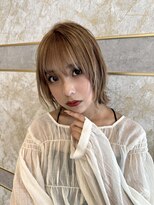 ロンド ストラーダ 心斎橋(Lond strada) マチルダボブ×インナーグレージュ【髪質改善/縮毛矯正】