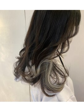 シェルバイコソラ(SHELL by kosora) インナーカラー(ホワイトグレージュ)