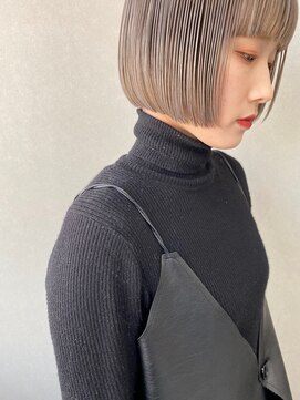 ジーナ 博多筑紫口(Zina) グレージュボブ