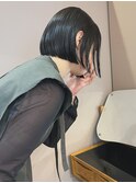 #暗髪ボブ