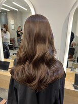 ジーナ 本八幡(Zina)&nbsp;髪質改善＊ロングレイヤーグレーベージュ＊美髪【Zina本八幡】