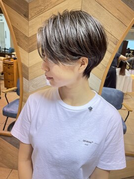 ネオリーブ モカ 川崎チネチッタ店(Neolive mocca) 20代30代40代50代   大人 ショートボブ オリーブベージュ 川崎