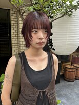 ネルケ 立川(nelke)&nbsp;ミニボブ×レイヤー×ボルドー