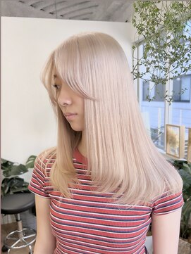 ニコ トウキョウ 渋谷(nico TOKYO) ホワイトブロンド/髪質改善/ダブルカラー/ケアブリーチ/20代