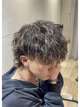 美容室 アクター ツイストスパイラルパーマ×マッシュウルフ