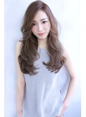 【ROSE】レイヤーカット_アッシュカラー_フェミニンロング