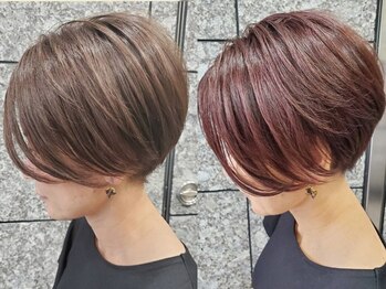 ヘアリゾート粋 ドゥオ 新宿南口店(dua)の写真/【白髪ぼかし/白髪ぼかしハイライト】透明感のある高発色カラーで白髪染めを楽しむ＆お洒落にカバー