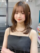 エトラ 渋谷店(etora)&nbsp;小顔 美髪 レイヤーカット イメチェン ワイドバング"