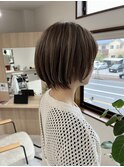 ハイライト×ショートボブ