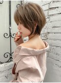 ミニウルフレイヤーカット顔周りカット前髪カットショート錦糸町