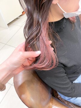 ネオリーブ チロル 横浜西口店(Neolive CiroL.) シアーピンクカラー隠せるインナーカラー艶髪【横浜】k