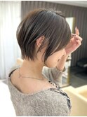 ショートボブ30代40代50代似合わせナチュラル前髪【倉田】