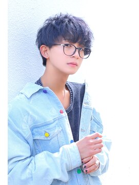 ネクストハラジュク(NEXT HARAJUKU) 【曲がる縮毛矯正】フェザーパーマスサーフカールブルーブラック