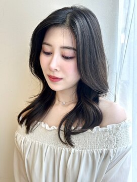 トリッカ シブヤ(TRICCA SHIBUYA) 暗めカラー/オリーブベージュ/アッシュグレー/透明感/前髪なし