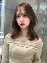 ロンドメリア 天神大名店(Lond Melia) 黒髪カタログ/オリーブグレー/ココアベージュ/小顔に見せるヘア