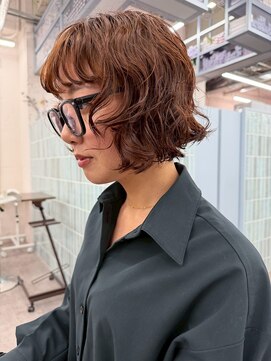 アルテペロ(arte pelo) 【arte pelo】柔らかウェーブの上品くびれボブ