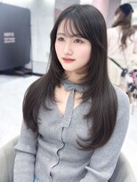 ジーナ 名駅(XENA.)&nbsp;【haru】韓国風巻き/姫カットレイヤー/シンデレラ髪質改善