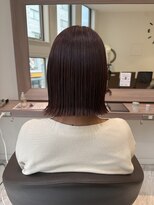 レアリバイケンジ(leali by KENJE)&nbsp;首が綺麗に見える切りっぱなしボブ