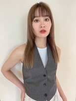 アクシス 栄ガスビル店(`AXIS) ピンクベージュ/アンブレラカラー/クールショート/前髪/名古屋栄