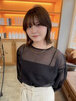 ユラギ フロム ユイマァル 倉敷(YURAGI from YUIMARL)&nbsp;倉敷くびれボブ20代30代40代ブラウンカラー