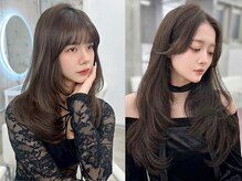 上品に垢抜けるヘアデザイン［レイヤー×重軽バランスでつくる大人韓国ヘア］