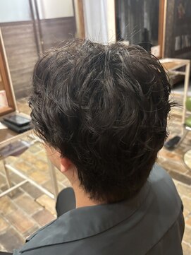 テントヘアー(tent hair) メンズパーマ
