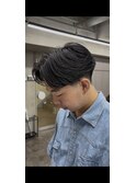 センターパート曲がる縮毛矯正