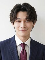 銀座マツナガ 浅草店 好感度◎爽やかアップバング×ビジネスツーブロック短髪スタイル