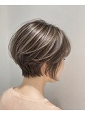【UHair】ナチュラルショートボブ/30代40代50代/アースカラー