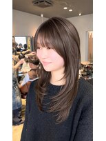 ジョイン ラックスビー 京都店(JOYN LUXBE)&nbsp;髪質改善/レイヤーカット韓国ミルクブラウン/美髪【西大路】