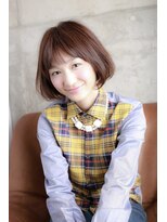 リゴレット 春日部店(RIGOLETTO)&nbsp;大人可愛いナチュラルボブ