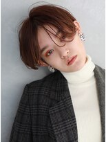 ラボ(Ravo)&nbsp;[Ravo]首回りスッキリの毛先パーマのショートボブスタイル