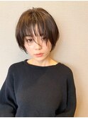 ナチュラルショートボブ