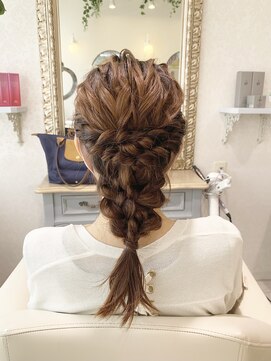 ラ ブランシュ 大宮(La Blanche) 20代30代40代前髪イヤリングカラーイメチェンラベンダーカラー