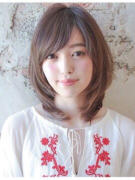 アフロート ルヴア(AFLOAT RUVUA) 【30/40/50代◎大人気】『頭の形が綺麗★』ふわっひし形レイヤー