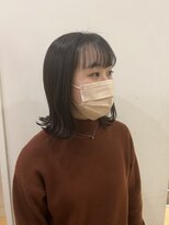 シャンプーボーイ 佐世保駅前店(SHAMPOO BOY)&nbsp;切りっぱなし肩下ボブ