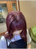 pink red .