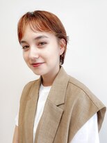 バサ 池袋東口店(BASSA)&nbsp;【池袋・ベリーショート】エッジの効いたオレンジベリショ