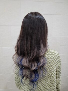 グランディールヘアデザイン(grandir hairdesign) グレイグラデーション&インナーカラー